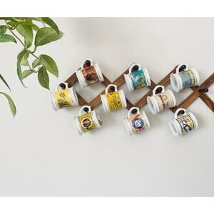 Vintage 1982 Collectors Studio Corner Store Mug Set Of 9 Vintage Advertising